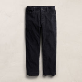 Corduroy Wide Leg 5 Pocket Pant - Classic Navy