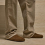 Corduroy Wide Leg 5 Pocket Pant in Cement Pigment | James Perse Los Angeles