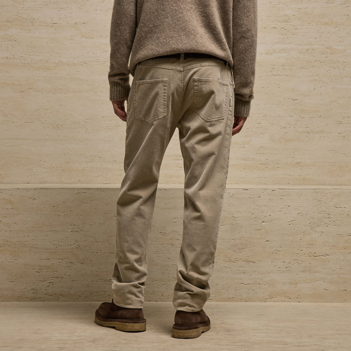 Corduroy 5 Pocket Pant in Cement Pigment | James Perse Los Angeles