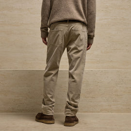 Corduroy 5 Pocket Pant in Cement Pigment | James Perse Los Angeles