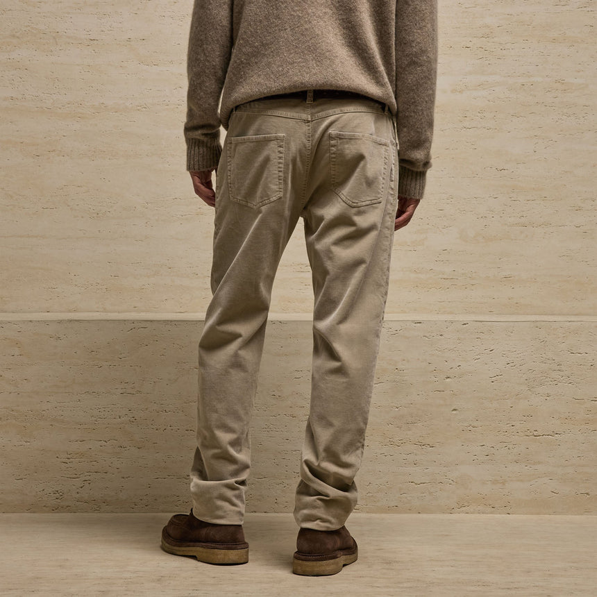 Corduroy 5 Pocket Pant in Cement Pigment | James Perse Los Angeles