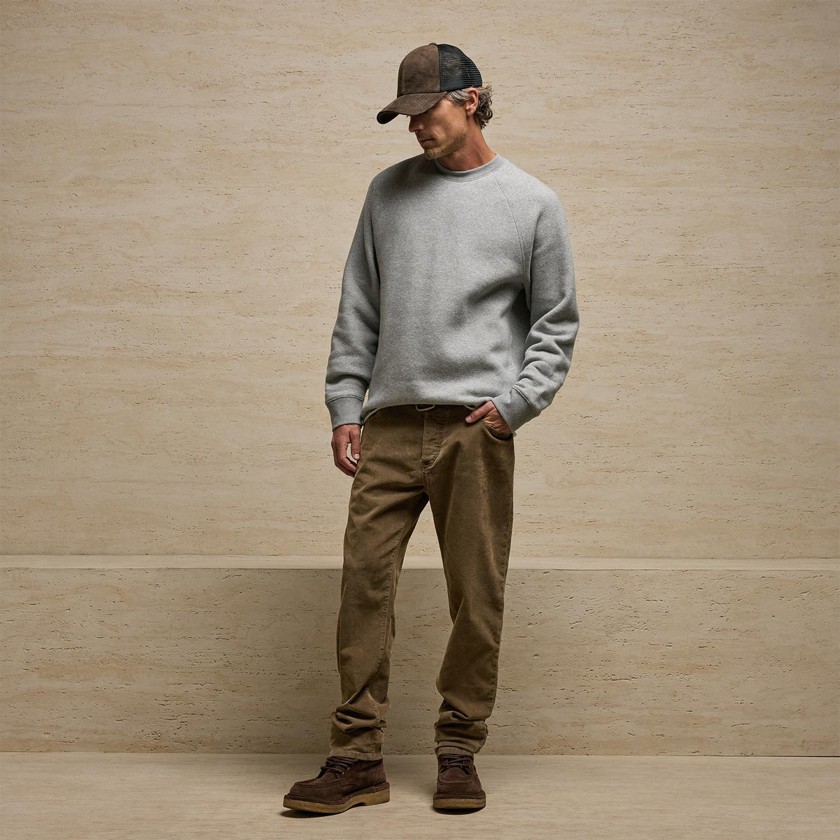 Corduroy 5 Pocket Pant in Earth Pigment | James Perse Los Angeles