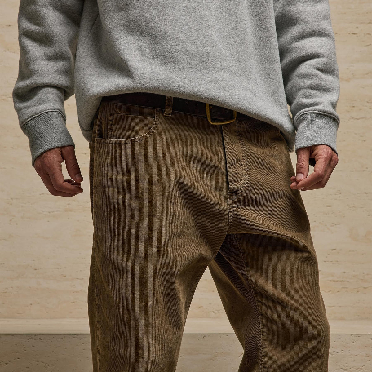 Corduroy 5 Pocket Pant in Earth Pigment | James Perse Los Angeles