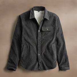 Corduroy Sherpa Jacket  in Magma | James Perse Los Angeles