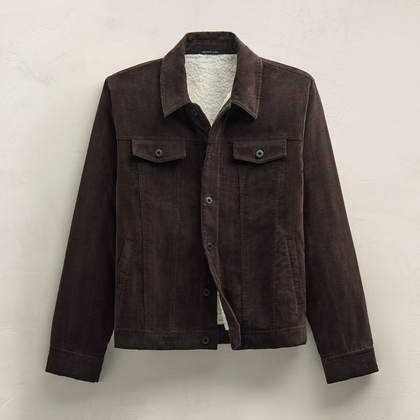 Corduroy Jacket in Kona | James Perse Los Angeles FLAT