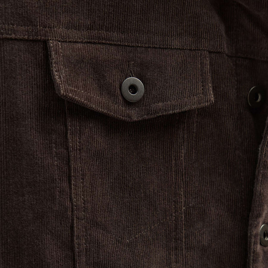 Corduroy Jacket in Kona | James Perse Los Angeles FLAT