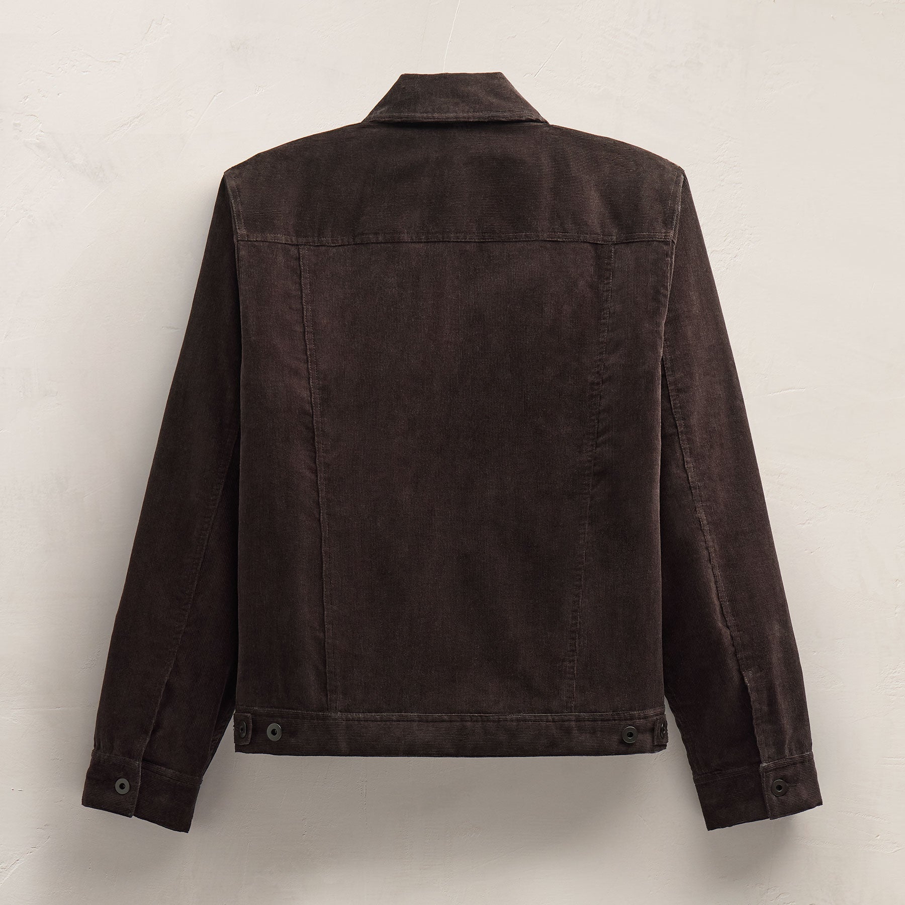 Suede Front Zip Up Sweater - Bronco | James Perse Los Angeles