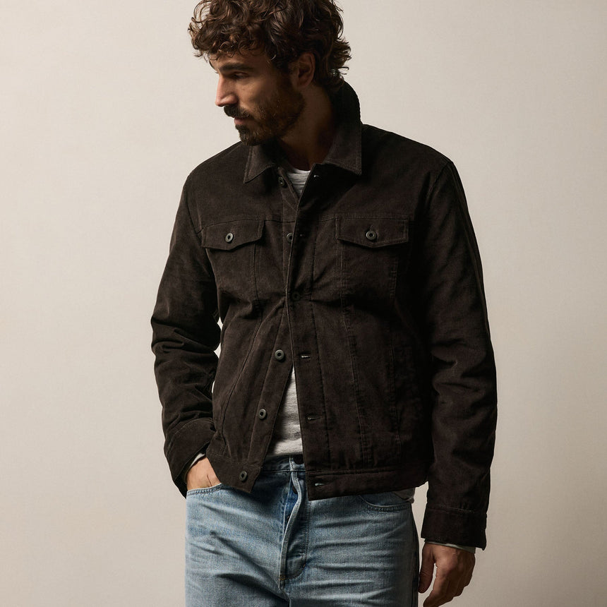 Corduroy Jacket in Kona | James Perse Los Angeles