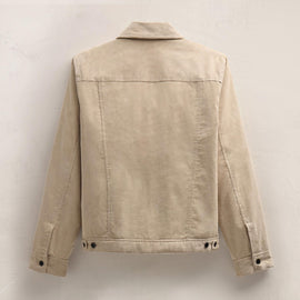 Corduroy Jacket in Stone | James Perse Los Angeles FLAT