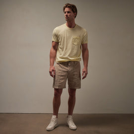 Venice Beach Cord Short in Sand Dune Pigment | James Perse Los Angeles