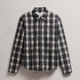 Men's Grateful Dead Sherpa Plaid Jacket in Black/White | James Perse Los Angeles