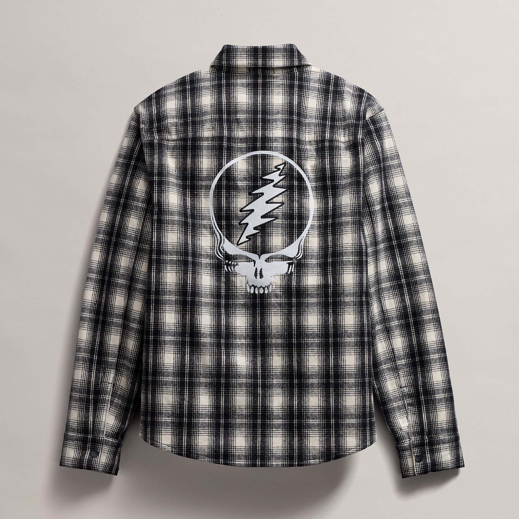 Men's Grateful Dead Lined Plaid Jacket