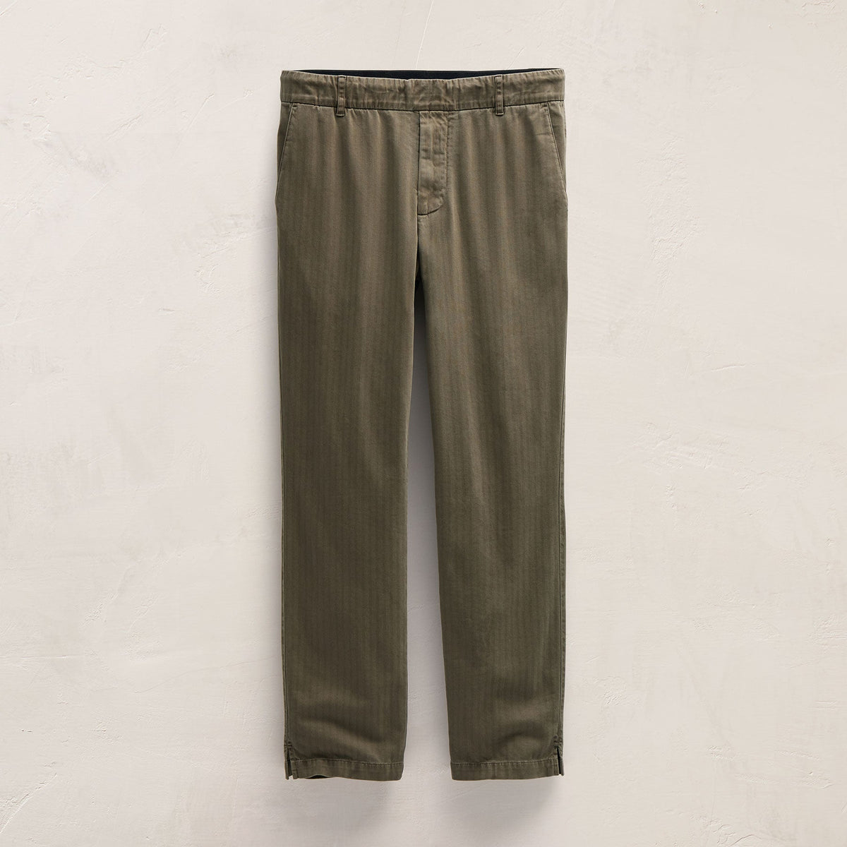 Herringbone Twill Golf Trouser in Birch Pigment | James Perse Los Angeles