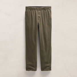 Herringbone Twill Golf Trouser in Birch Pigment | James Perse Los Angeles FLAT