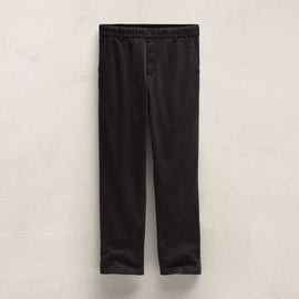 Herringbone Twill Trouser in Black | James Perse Los Angeles