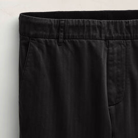 Herringbone Twill Trouser in Black | James Perse Los Angeles