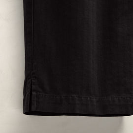 Herringbone Twill Trouser in Black | James Perse Los Angeles