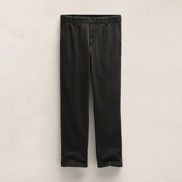 Herringbone Twill Golf Trouser in Magma Pigment | James Perse Los Angeles
