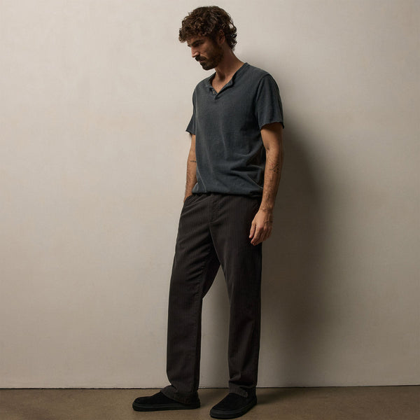 Herringbone Twill Trouser in Magma Pigment | James Perse Los Angeles