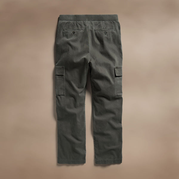 Herringbone Twill Utility Pant in Granite Pigment | James Perse Los Angeles