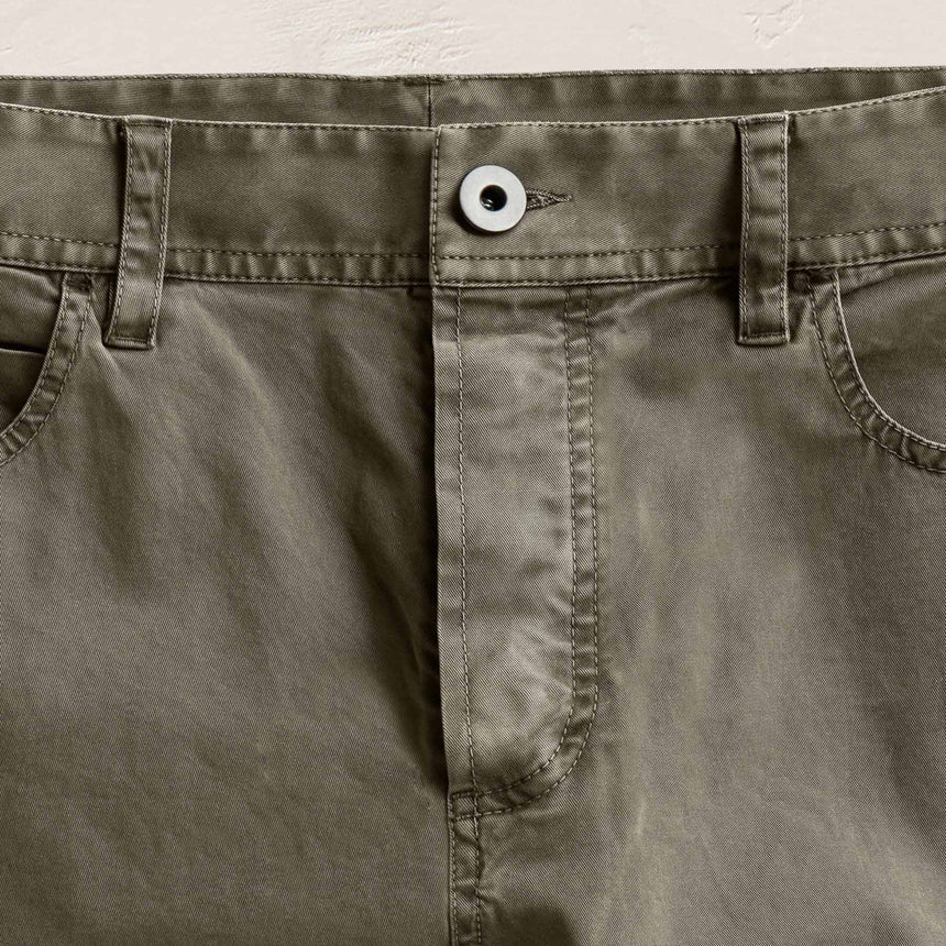 Brushed Twill 5 Pocket Pant in Birch Pigment | James Perse Los Angeles
