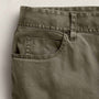 Brushed Twill 5 Pocket Pant in Birch Pigment | James Perse Los Angeles