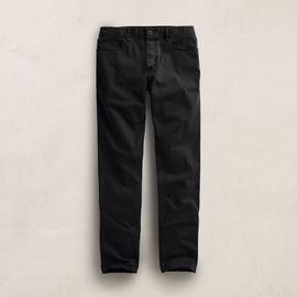 Brushed Twill 5 Pocket Pant in Black | James Perse Los Angeles
