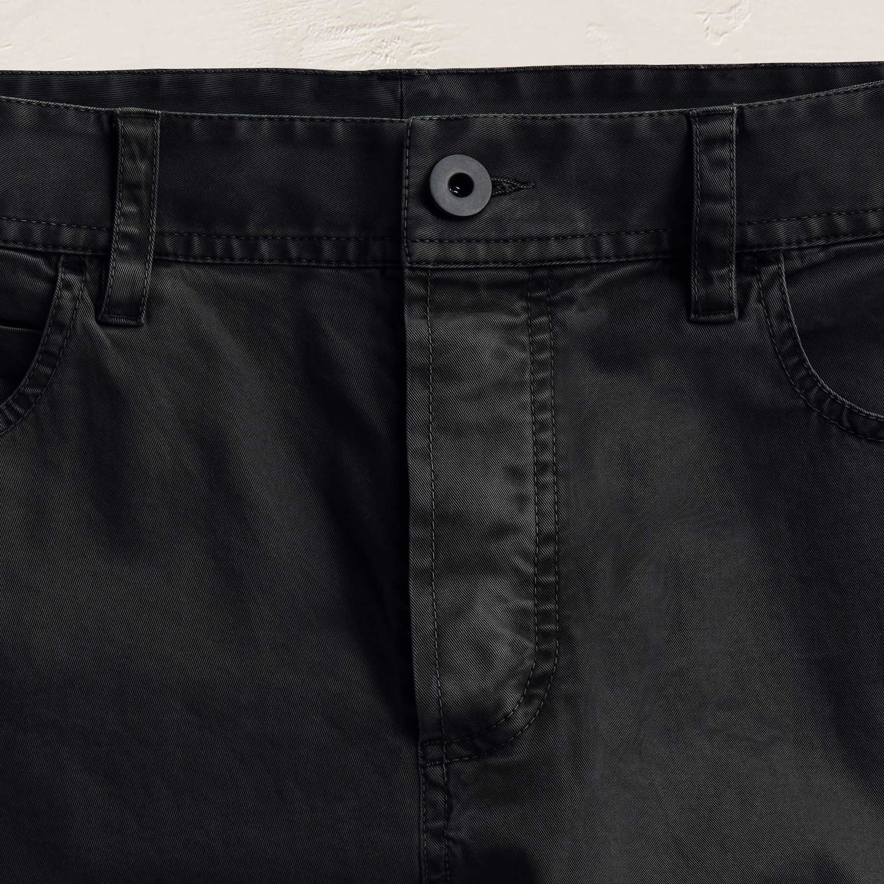 Brushed Twill 5 Pocket Pant - Black | James Perse Los Angeles