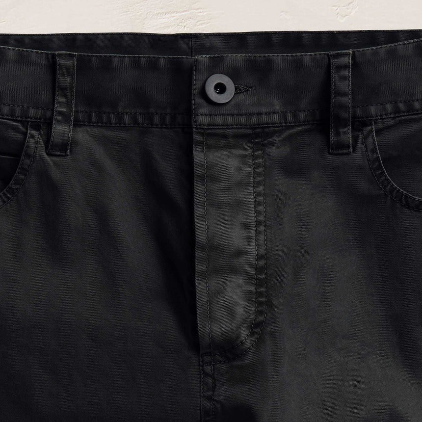 Brushed Twill 5 Pocket Pant in Black | James Perse Los Angeles