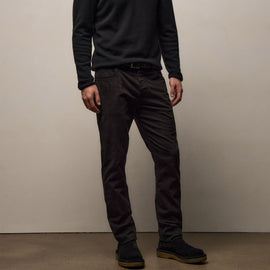Brushed Twill 5 Pocket Pant - Black