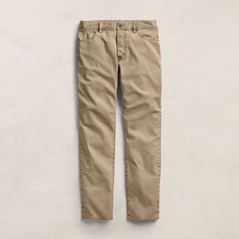 Brushed Twill 5 Pocket Pant - Cement Pigment