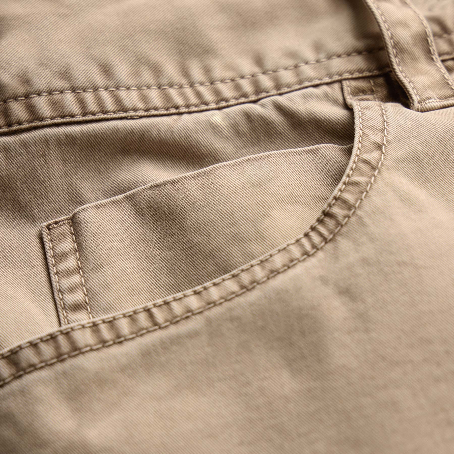 Brushed Twill 5 Pocket Pant - Cement Pigment