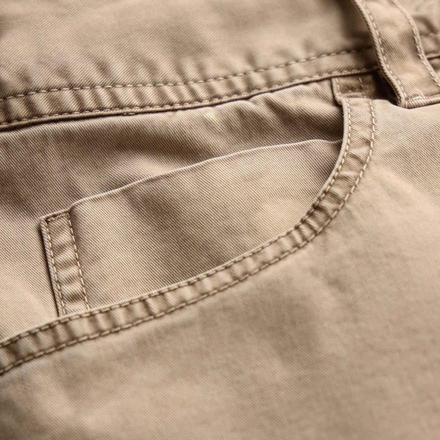 Brushed Twill 5 Pocket Pant - Cement Pigment