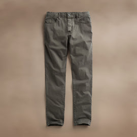 Brushed Twill 5 Pocket Pant in Granite Pigment | James Perse Los Angeles