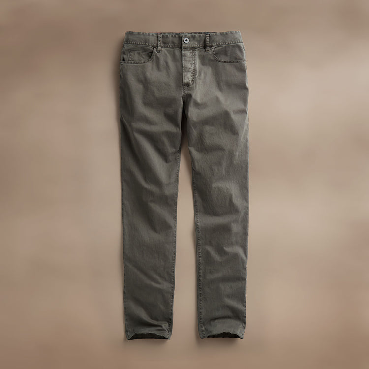 Brushed Twill 5 Pocket Pant in Granite Pigment | James Perse Los Angeles