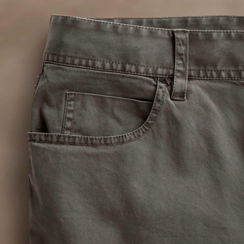 Brushed Twill 5 Pocket Pant in Granite Pigment | James Perse Los Angeles