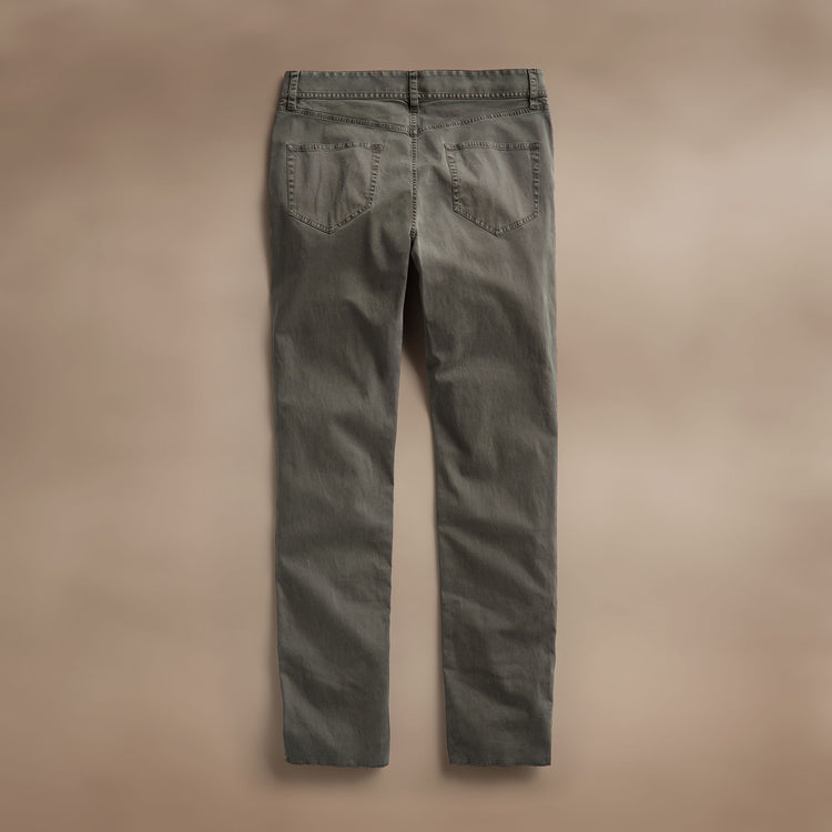 Brushed Twill 5 Pocket Pant in Granite Pigment | James Perse Los Angeles
