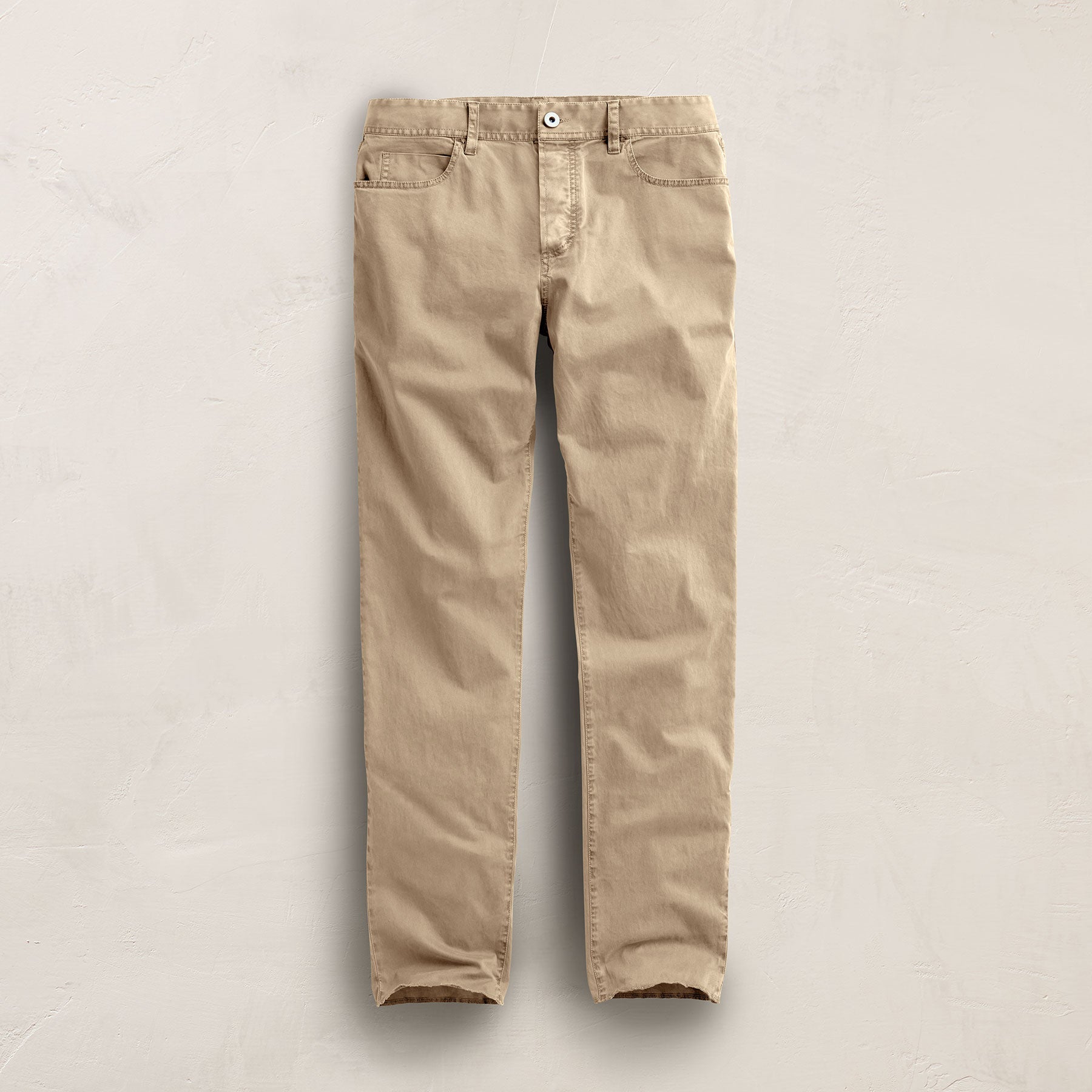 Brushed Twill 5 Pocket Pant in Light Khaki Pigment | James Perse Los Angeles