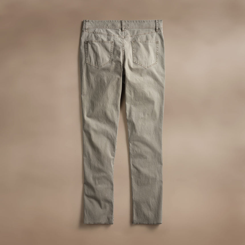 Brushed Twill 5 Pocket Pant in Light Tan Pigment | James Perse Los Angeles FLAT