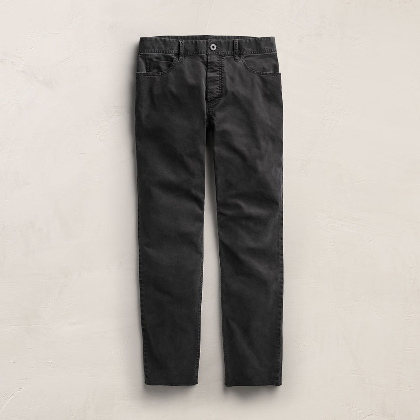 Brushed Twill 5 Pocket Pant - Magma Pigment | James Perse Los Angeles