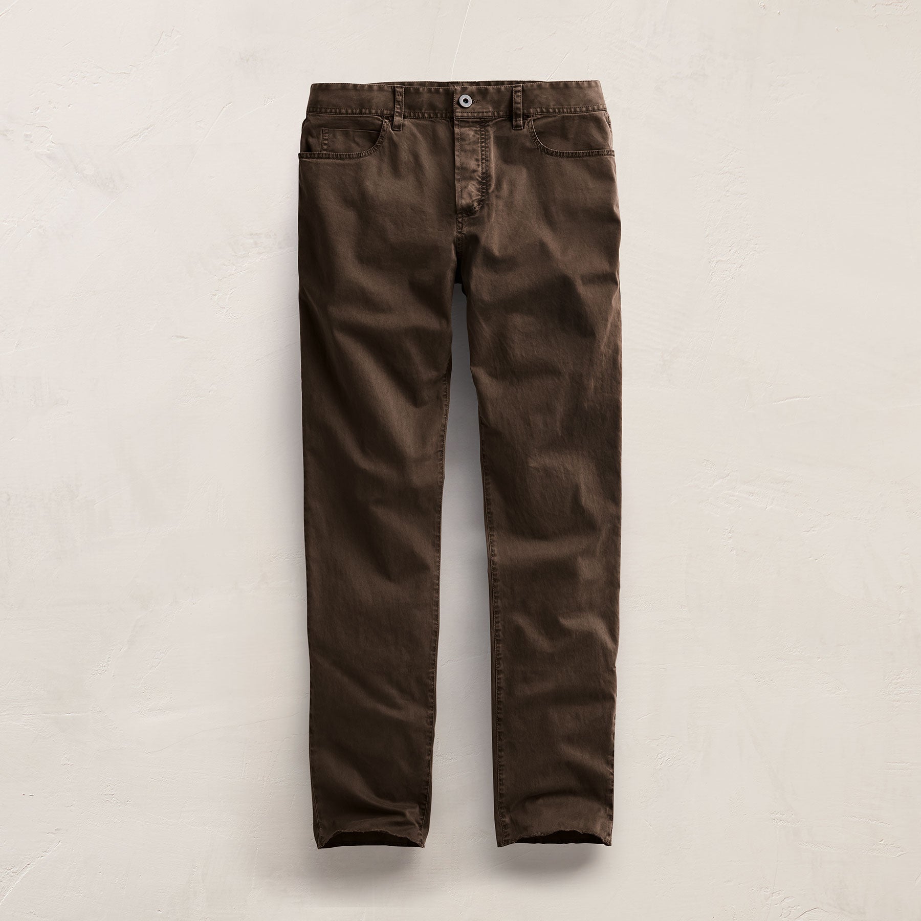Brushed Twill 5 Pocket Pant in Porcupine | James Perse Los Angeles FLAT