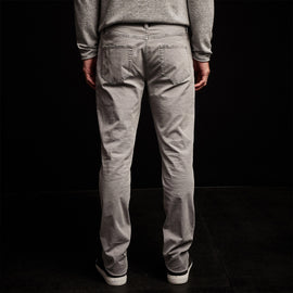 Brushed Twill 5 Pocket Pant in Silver Grey Pigment | James Perse Los Angeles