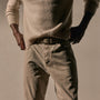 Brushed Twill 5 Pocket Pant in Stone Pigment | James Perse Los Angeles