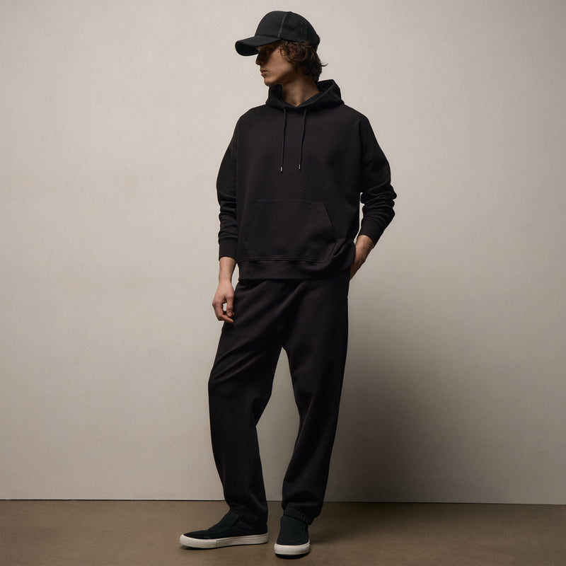 Italian Knit Sweatpant in Black | James Perse Los Angeles