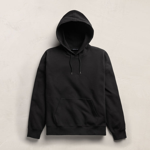 Italian Knit Hoodie in Black | James Perse Los Angeles
