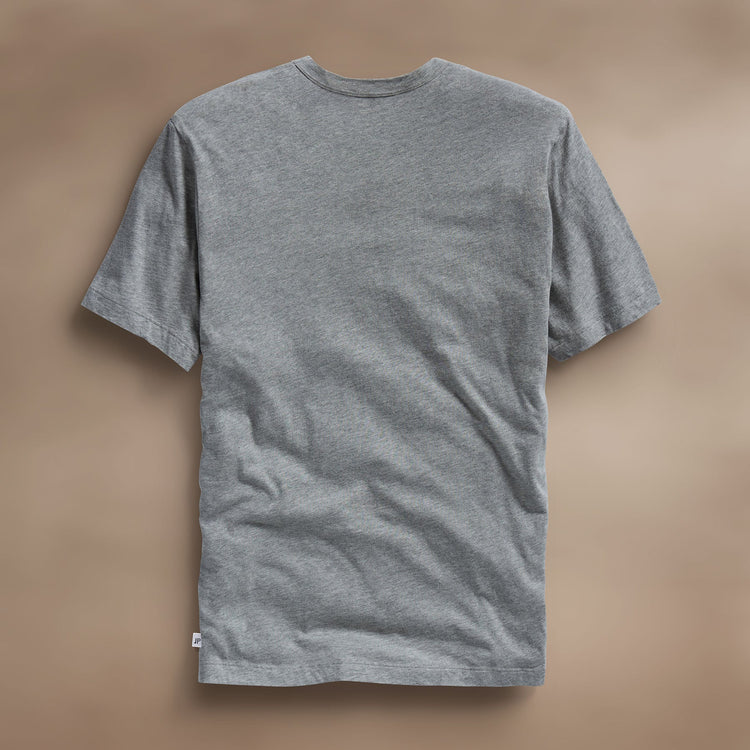 Short Sleeve Crew Neck in Heather Grey | James Perse Los Angeles