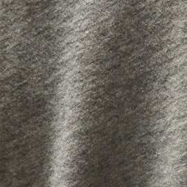 Long Sleeve Crew Neck in Heather Grey | James Perse Los Angeles