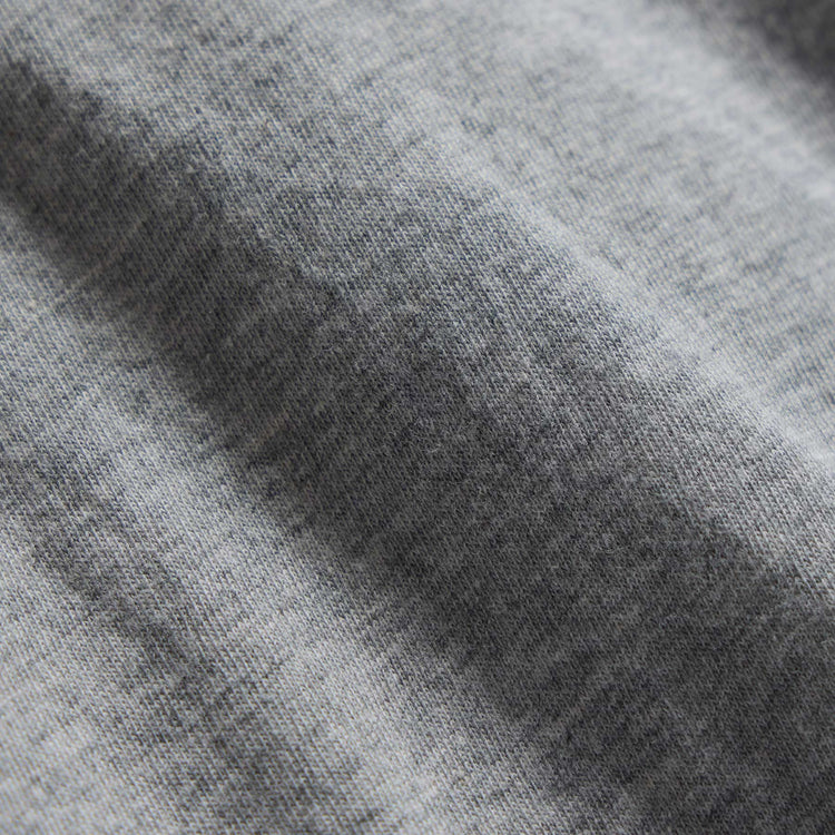 Short Sleeve V Neck in Heather Grey | James Perse Los Angeles