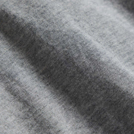 Short Sleeve V Neck in Heather Grey | James Perse Los Angeles