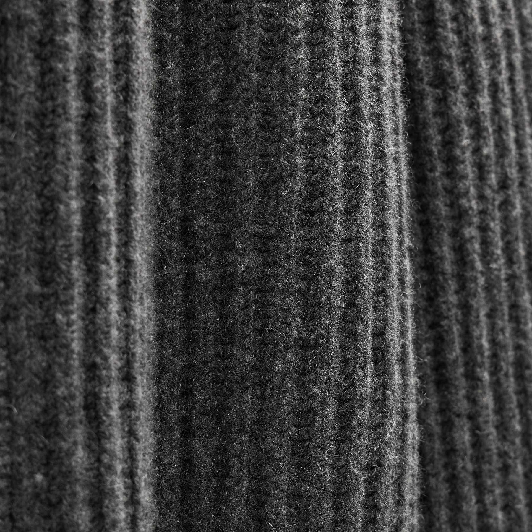 Zip Front Sweater in Anthracite/Black | James Perse Los Angeles FLAT